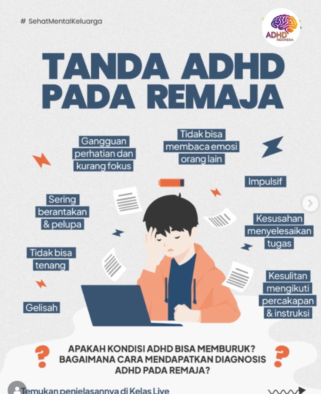 Screening ADHD Non-Diagnostik: Edukasi Awal bagi Orang Tua di Kabupaten Puncak